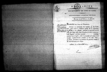 466 vues Registre d'état civil. microfilm des registres des naissances, mariages, décès. (1825-1859)