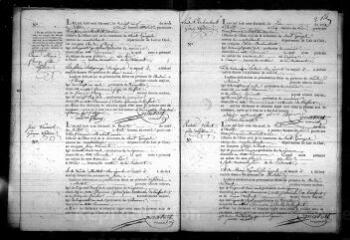 596 vues Registre d'état civil. microfilm des registres des naissances, mariages, décès. (août 1819-1833)