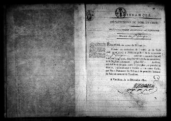 586 vues Registre d'état civil. microfilm des registres des naissances, mariages, décès. (1823-1867)