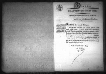 593 vues Registre d'état civil. microfilm des registres des naissances, mariages, décès. (1825-1841)