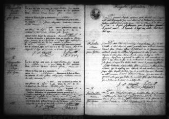 590 vues Registre d'état civil. microfilm des registres des naissances, mariages, décès. (octobre 1811-1824)