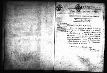 647 vues Registre d'état civil. microfilm des registres des naissances, décès. (1818-1831) : microfilm des registres des naissances. (1843-1852)