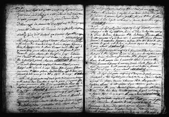 629 vues  - Registre d\'état civil. microfilm des registres des baptêmes, mariages, sépultures. (août 1785-1792) : microfilm des registres des naissances, mariages, décès. (1793-pluviôse an IV) (ouvre la visionneuse)