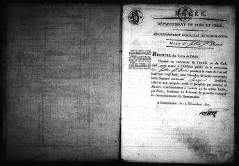 548 vues  - Registre d\'état civil. microfilm des registres des naissances, mariages, décès. (1828-mai 1838) (ouvre la visionneuse)