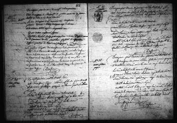 599 vues  - Registre d\'état civil. microfilm des registres des naissances, mariages, décès. (1806-1816) (ouvre la visionneuse)