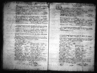 599 vues Registre d'état civil. microfilm des registres des naissances, mariages, décès. (ventôse an XI-novembre 1810)