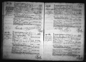 597 vues Registre d'état civil. microfilm des registres des naissances, mariages, décès. (juin 1835-octobre 1841)