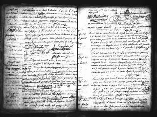 585 vues Registre d'état civil. microfilm des registres des baptêmes, mariages, sépultures. (1770-1792). microfilm des registres des naissances, mariages, décès. (1793-1807)