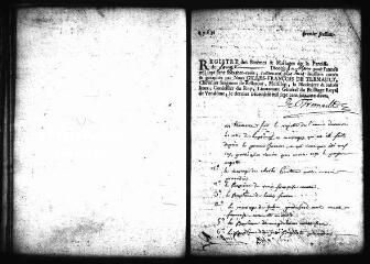 625 vues Registre d'état civil. microfilm des registres des baptêmes, mariages, sépultures. (février 1763-1792) : microfilm des registres des naissances, mariages, décès. (1793-octobre 1793)