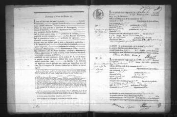 652 vues Registre d'état civil. microfilm des registres des naissances, mariages, décès. (avril 1829-1865)