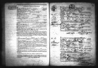 648 vues Registre d'état civil. microfilm des registres des naissances, mariages, décès. (1828-1852)