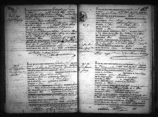 593 vues Registre d'état civil. microfilm des registres des naissances, mariages, décès. (mars 1838-1862) : microfilm des tables décennales. (1793-1862)