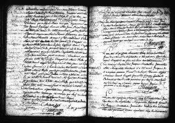 569 vues Registre d'état civil. microfilm des registres des baptêmes, mariages, sépultures. (septembre 1765-1792) : microfilm des registres des naissances, mariages, décès. (1793-1816)