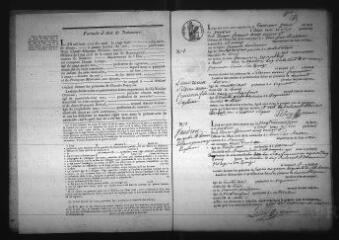720 vues Registre d'état civil. microfilm des registres des naissances, mariages, décès. (1831-1862)