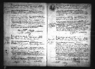 585 vues Registre d'état civil. microfilm des registres des naissances. (avril 1811-1819)