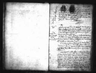 589 vues Registre d'état civil. microfilm des registres des mariages. (frimaire an II-juin 1808)