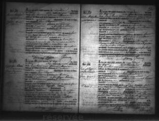 587 vues  - Registre d\'état civil. microfilm des registres des décès. (février 1830-janvier 1838) (ouvre la visionneuse)