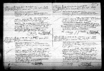 589 vues  - Registre d\'état civil. microfilm des registres des naissances, mariages, décès. (juillet 1810-1833) (ouvre la visionneuse)