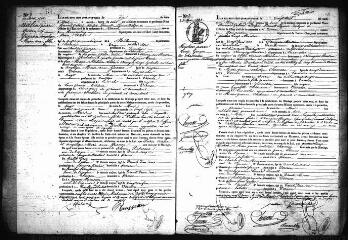 793 vues Registre d'état civil. microfilm des registres des naissances, mariages, décès. (mai 1842-1866). microfilm des tables décennales. (1802-1862)