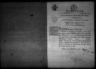 708 vues Registre d'état civil. microfilm des registres des naissances, mariages, décès. (1817-1859)
