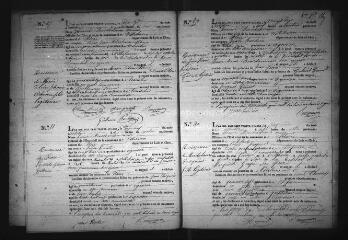 711 vues Registre d'état civil. microfilm des registres des naissances, mariages, décès. (octobre 1834-1862)