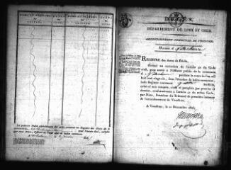 593 vues Registre d'état civil. microfilm des registres des naissances, mariages, décès. (1826-1867)