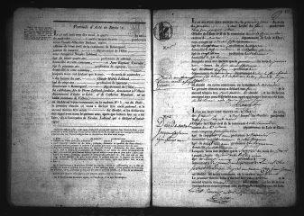 582 vues Registre d'état civil. microfilm des registres des naissances, mariages, décès. (vendémiaire an XI-janvier 1831)
