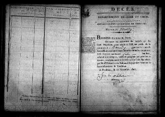 823 vues Registre d'état civil. microfilm des registres des naissances, mariages, décès. (1810-1867)