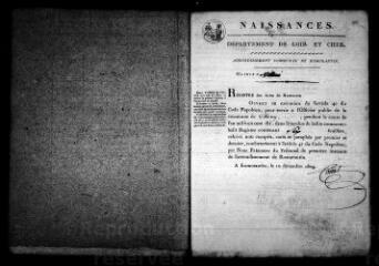 581 vues  - Registre d\'état civil. microfilm des registres des naissances, mariages, décès. (1810-1841) (ouvre la visionneuse)