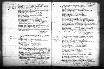 595 vues  - Registre d\'état civil. microfilm des registres des naissances, mariages, décès. (juillet 1833-juin 1861) (ouvre la visionneuse)