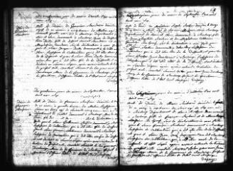 613 vues Registre d'état civil. Microfilm des registres des naissances (1832-1839), mariages (1813-1832), décès (1806-1832).