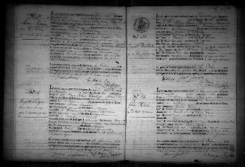 609 vues Registre d'état civil. microfilm des registres des naissances, mariages, décès. (octobre 1837-1850)