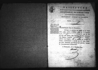 576 vues  - Registre d\'état civil. microfilm des registres des naissances, mariages, décès. (1815-1830) (ouvre la visionneuse)