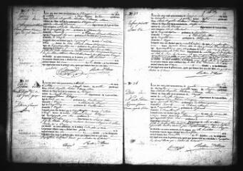 834 vues Registre d'état civil. microfilm des registres des naissances, mariages, décès. (octobre 1846-1865) : microfilm des tables décennales. (1802-1862)