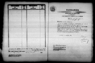 187 vues  - Registre d\'état civil. microfilm des registres des naissances, mariages, décès. (1853-1870) (ouvre la visionneuse)