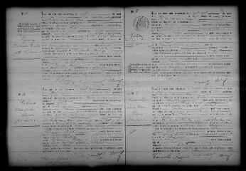 541 vues  - Registre d\'état civil. microfilm des registres des naissances. (juin 1861-1872) : microfilm des registres des mariages, décès. (1843-1872) : microfilm des tables décennales. (1793-1872) (ouvre la visionneuse)