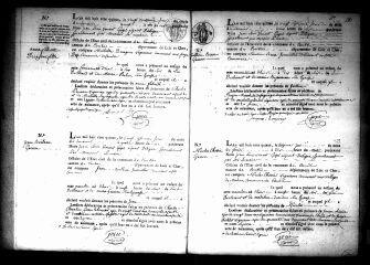 376 vues  - Registre d\'état civil. microfilm des registres des naissances, mariages, décès. (1815-1831) (ouvre la visionneuse)
