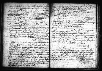 617 vues Registre d'état civil. microfilm des registres des registres des baptêmes, mariages, sépultures. (1759-1792). microfilm des registres des naissances, mariages, décès. (1793-1812)