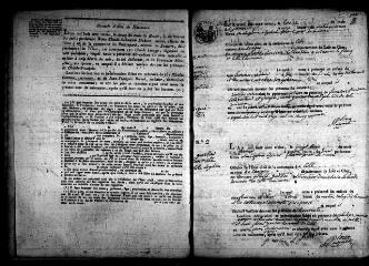 848 vues  - Registre d\'état civil. microfilm des registres des naissances, mariages, décès. (1813-1867) (ouvre la visionneuse)