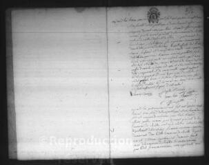 593 vues Registre d'état civil. microfilm des registres des naissances, mariages, décès. (1793-avril 1815)