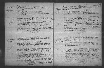 592 vues  - Registre d\'état civil. microfilm des registres des naissances, mariages, décès. (juillet 1811-février 1835) (ouvre la visionneuse)