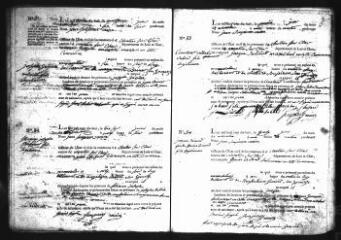 860 vues  - Registre d\'état civil. microfilm des registres des naissances, mariages, décès. (octobre 1818-1846) (ouvre la visionneuse)