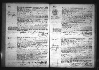 379 vues Registre d'état civil. microfilm des registres des naissances, mariages, décès. (mai 1852-1862
