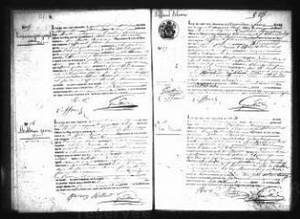 478 vues Registre d'état civil. microfilm des registres des naissances, mariages, décès. (juin 1850-1862). microfilm des tables décennales. (1802-1862)
