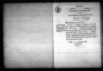 597 vues Registre d'état civil. microfilm des registres des naissances, mariages, décès. (1835-1852)