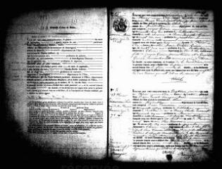 442 vues Registre d'état civil. microfilm des registres des naissances, décès. (1862-1872) : microfilm des tables décennales. (1793-1872)