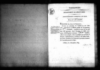 409 vues Registre d'état civil. microfilm des registres des naissances, mariages, décès. (1840-1865)