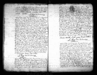 530 vues  - Registre d\'état civil. microfilm des registres des naissances, mariages, décès. (1793-1833) (ouvre la visionneuse)