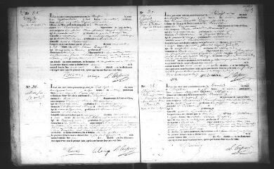 586 vues  - Registre d\'état civil. microfilm des registres des naissances, mariages, décès. (juillet 1844-1852) : microfilm des registres des naissances. (1853-janvier 1859) (ouvre la visionneuse)