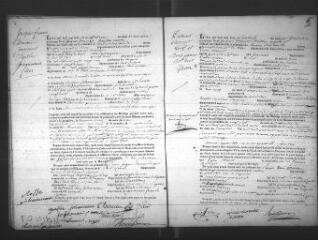 580 vues Registre d'état civil. microfilm des registres des naissances, mariages, décès. (octobre 1808-juillet 1821)